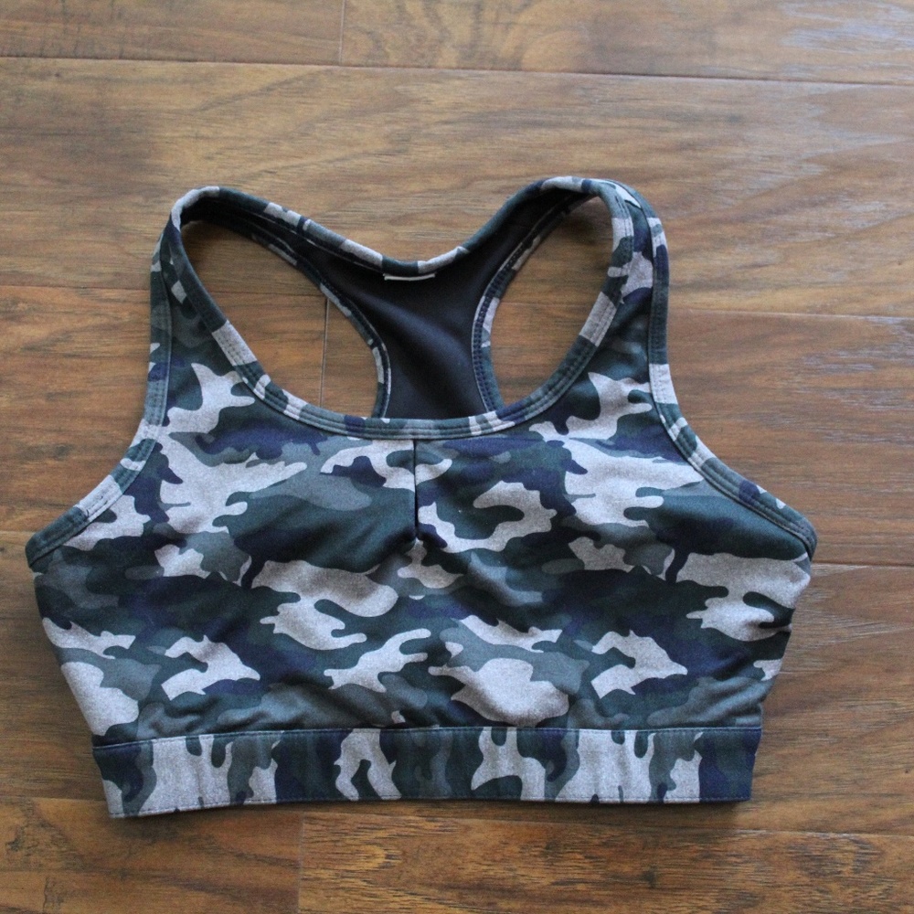 Fabletics Camo Sports Bra